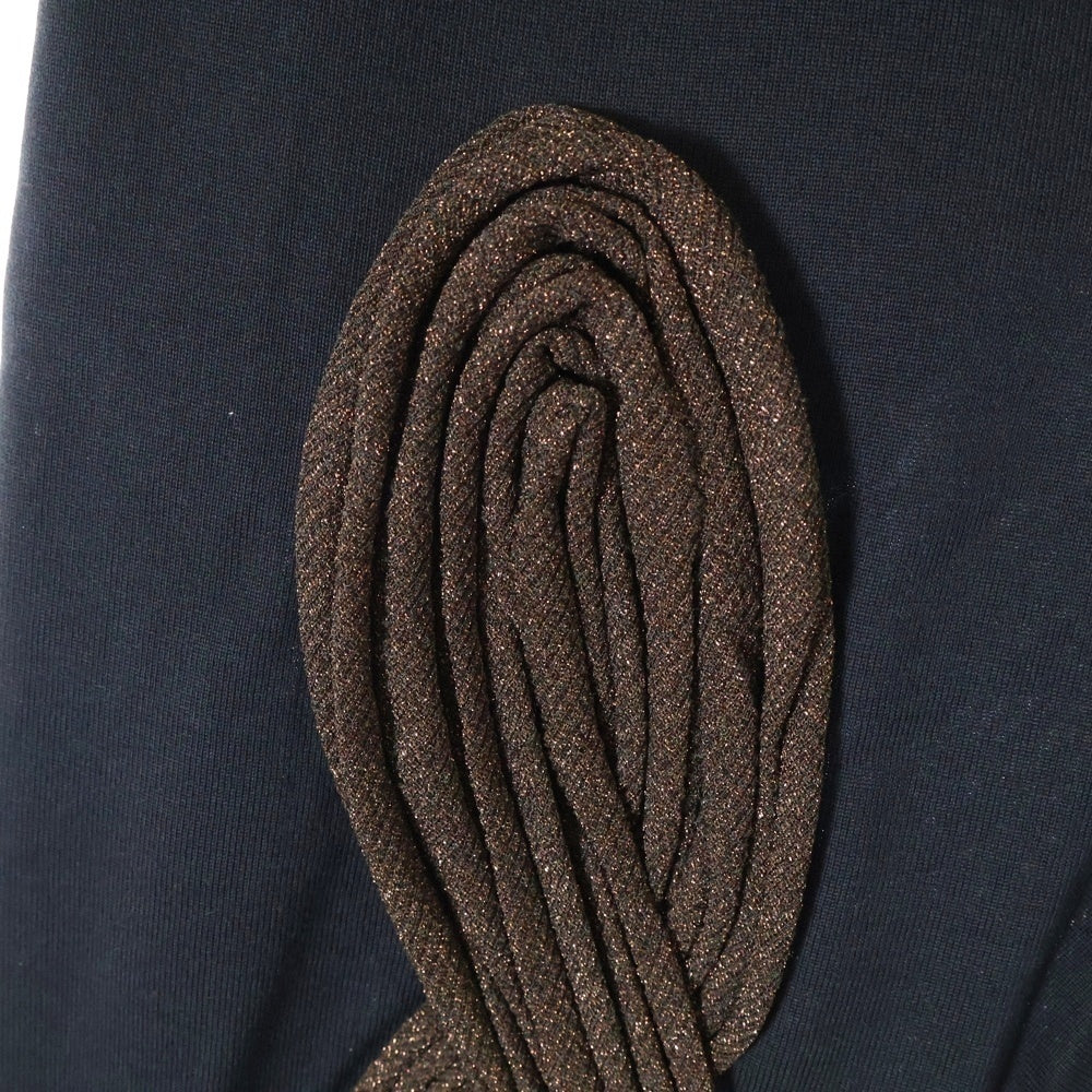 KIKO KOSTADINOV(キココスタディノフ) 24SS DEULTUM TROUSER JET BLACK/SPARKLE BROWN デウルトゥム トラウザーズ 00162024 ブラック/ブラウン