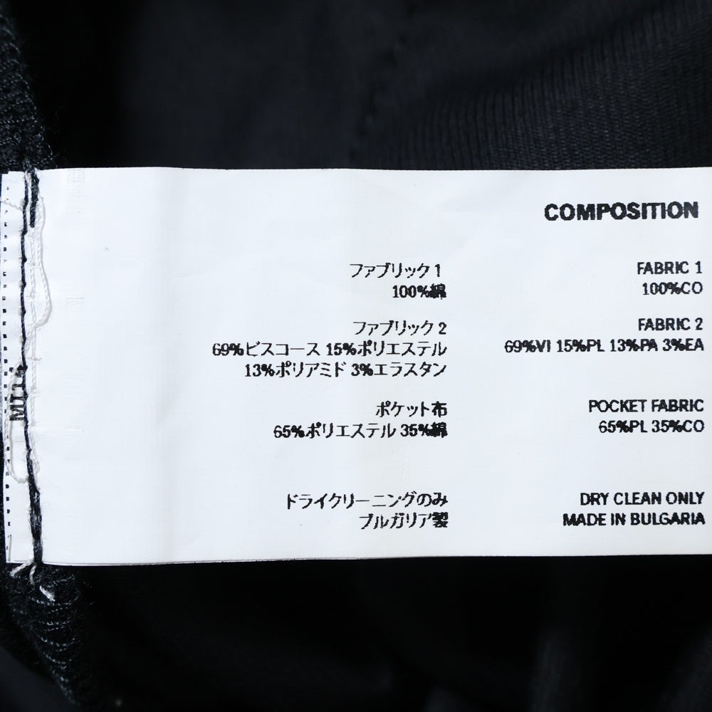 KIKO KOSTADINOV(キココスタディノフ) 24SS DEULTUM TROUSER JET BLACK/SPARKLE BROWN デウルトゥム トラウザーズ 00162024 ブラック/ブラウン