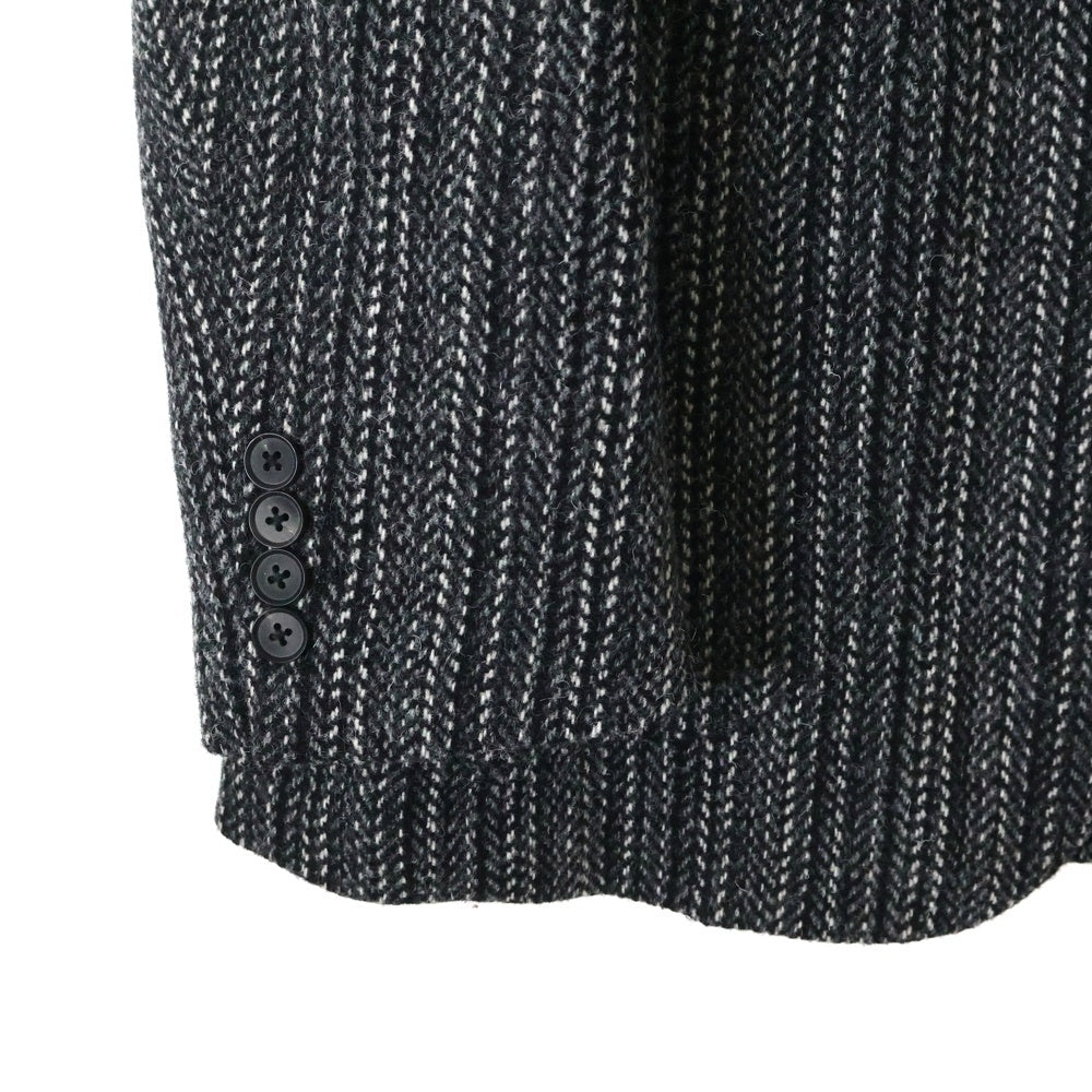 MAATEE&SONS(マーティーアンドサンズ) SINGLE UNCON JACKET HARRIS TWEED UNREAL REAL CLOTHES 別注 MTUN4303-0002 シングル アンコン ジャケット ハリスツイード グレー