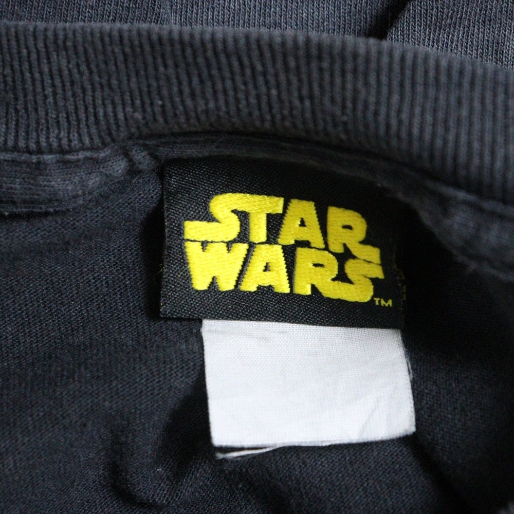 VINTAGE(ヴィンテージ) 90-00s STARWARS IT'S NOT THE JEDI WAY スターウォーズ ライトセーバー フロントプリント Tシャツ 半袖カットソー ブラック