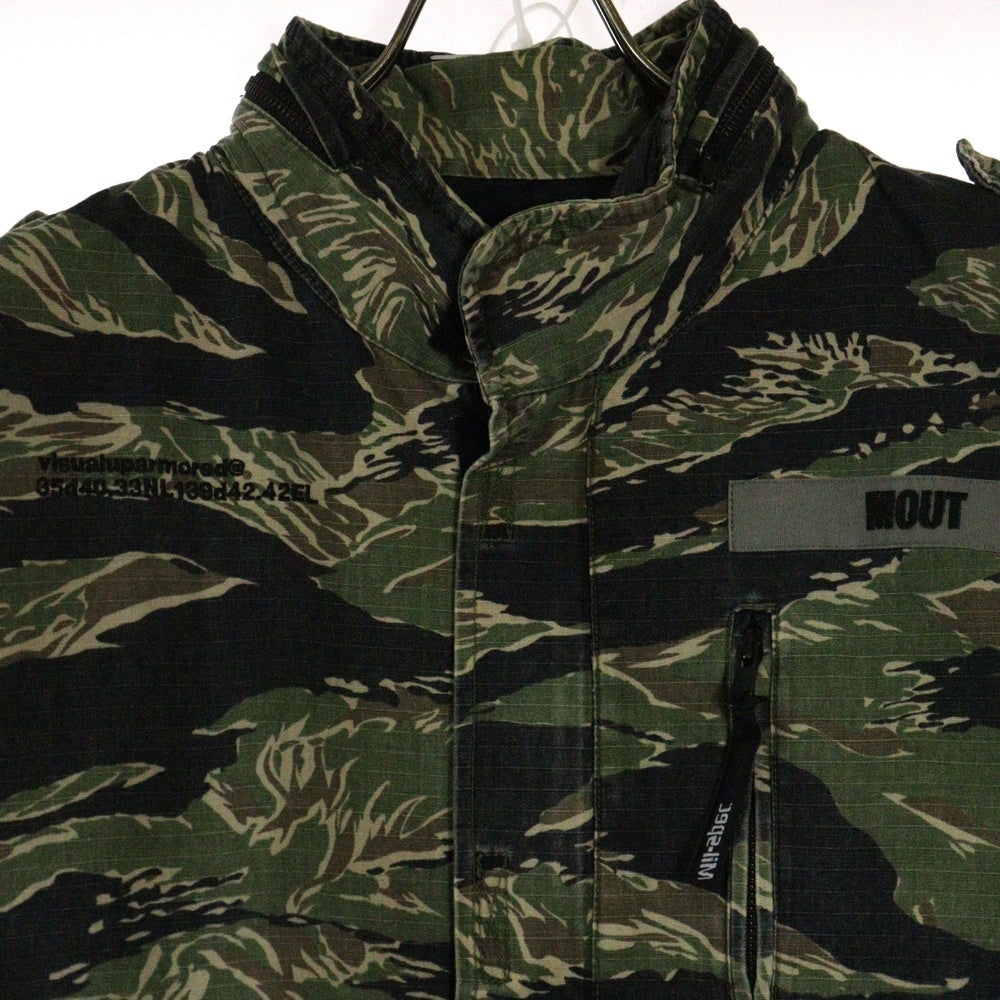 WTAPS(ダブルタップス) VISUAL UP ARMORED M65 TIGER CAMO MIL SPEC MILITARY JACKET 初期 迷彩 カモ柄 ジャケット グリーン/ブラック/ブラウン