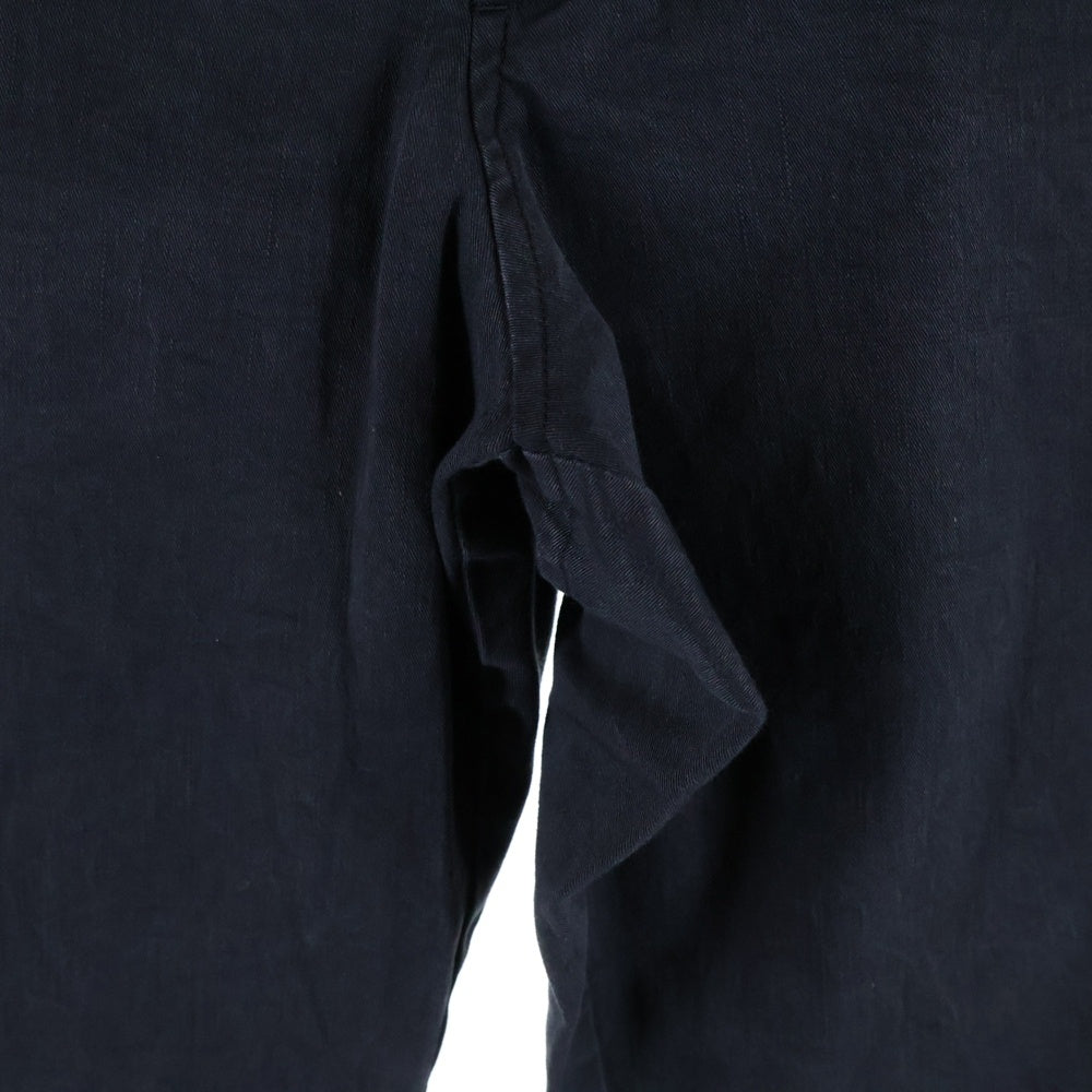 UNDERCOVERISM(アンダーカバイズム) 03SS SCAB COTTON TROUSERSスキャブ期 クラストパンツ ストレート トラウザーズ 瘡蓋 民族柄 ツギハギ ブラック