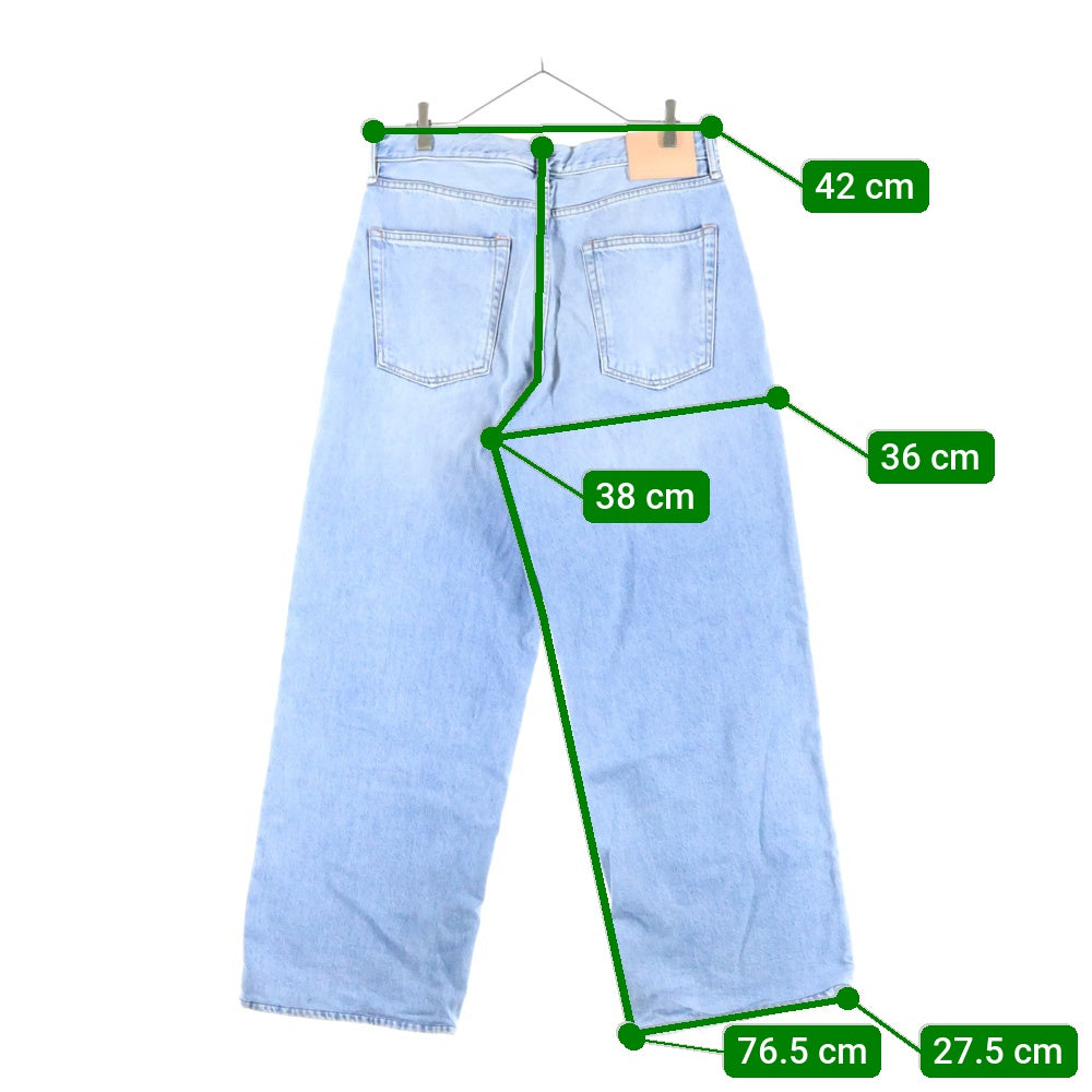 Acne Studios(アクネ ストゥディオズ) BUGGY DENIM PANTS バギーフィットデニムパンツ インディゴ B00348