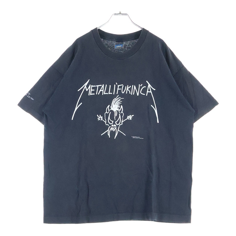 VINTAGE(ヴィンテージ) 90s METALLICA METALLIFUKINCA SPECIAL LIMITED EDITION メタリカ 半袖Tシャツ ブラック