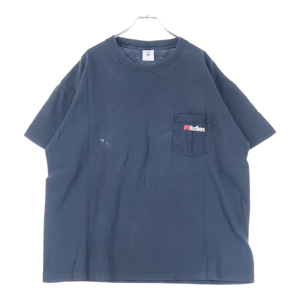 VINTAGE(ヴィンテージ) 90s Marboro Cowboy BACKPRINT マルボロ カウボーイ バックプリント Tシャツ 半袖カットソー ブラック