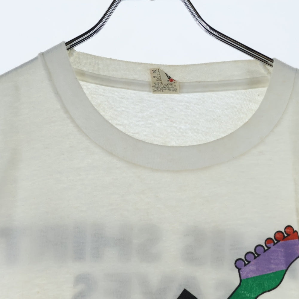 VINTAGE(ヴィンテージ) 80s LIVE AID ライブエイド 半袖Tシャツ ホワイト