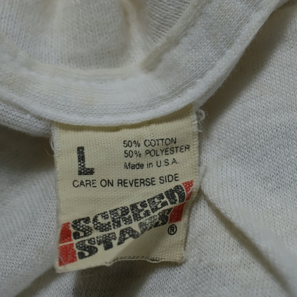 VINTAGE(ヴィンテージ) 80s LIVE AID ライブエイド 半袖Tシャツ ホワイト