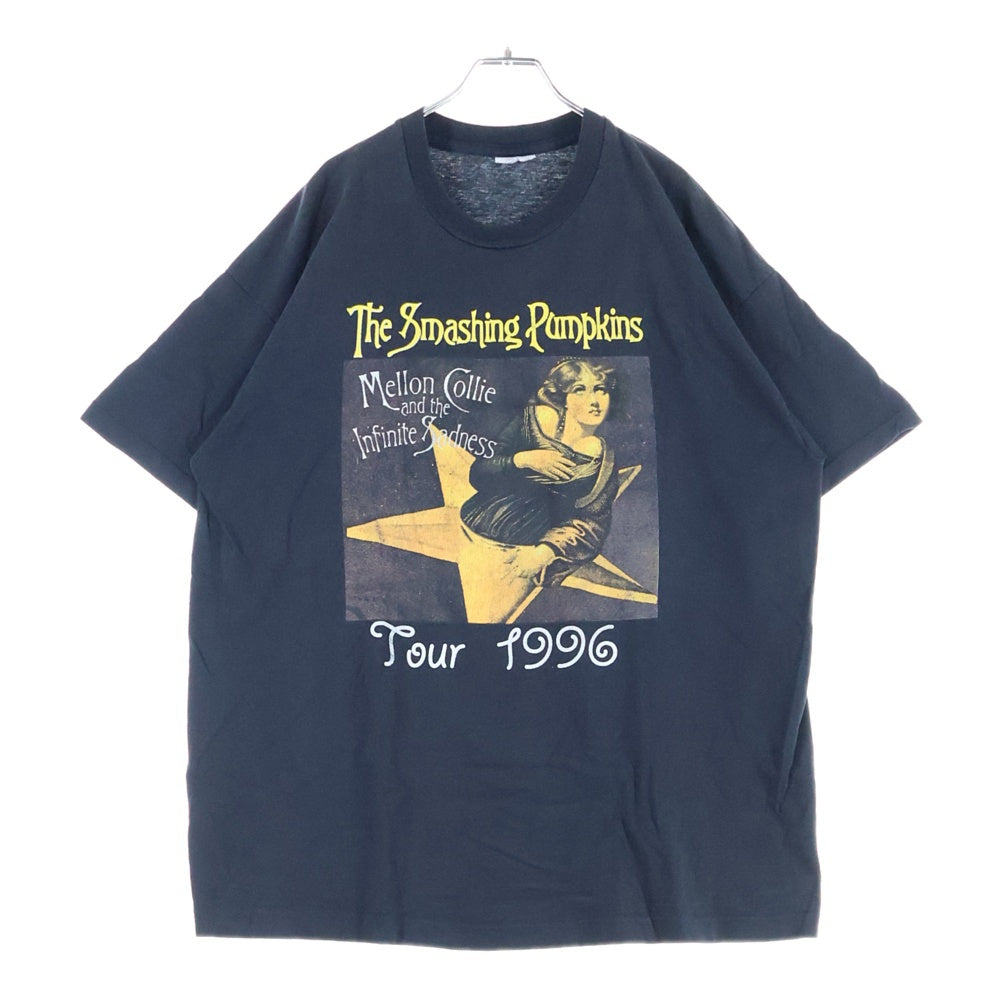 VINTAGE(ヴィンテージ) 90s THE SMASHING PUMPKINS MELLON COLLIE AND THE INFINITE SADNESS 1996 BOOTLEGスマッシング パンプキンズ メロンコリー 半袖Tシャツ カットソー ブラック