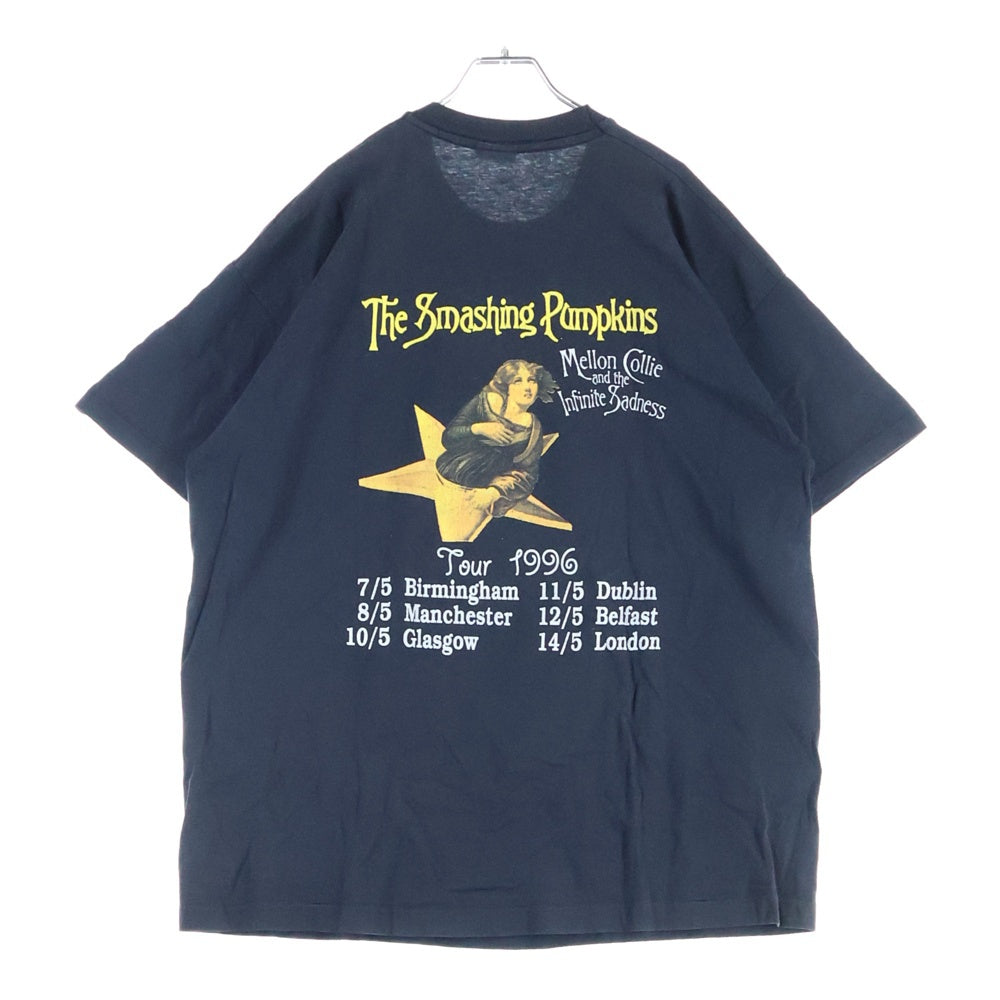 VINTAGE(ヴィンテージ) 90s THE SMASHING PUMPKINS MELLON COLLIE AND THE INFINITE SADNESS 1996 BOOTLEGスマッシング パンプキンズ メロンコリー 半袖Tシャツ カットソー ブラック