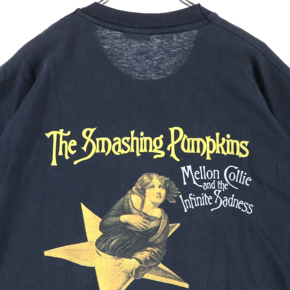 VINTAGE(ヴィンテージ) 90s THE SMASHING PUMPKINS MELLON COLLIE AND THE INFINITE SADNESS 1996 BOOTLEGスマッシング パンプキンズ メロンコリー 半袖Tシャツ カットソー ブラック