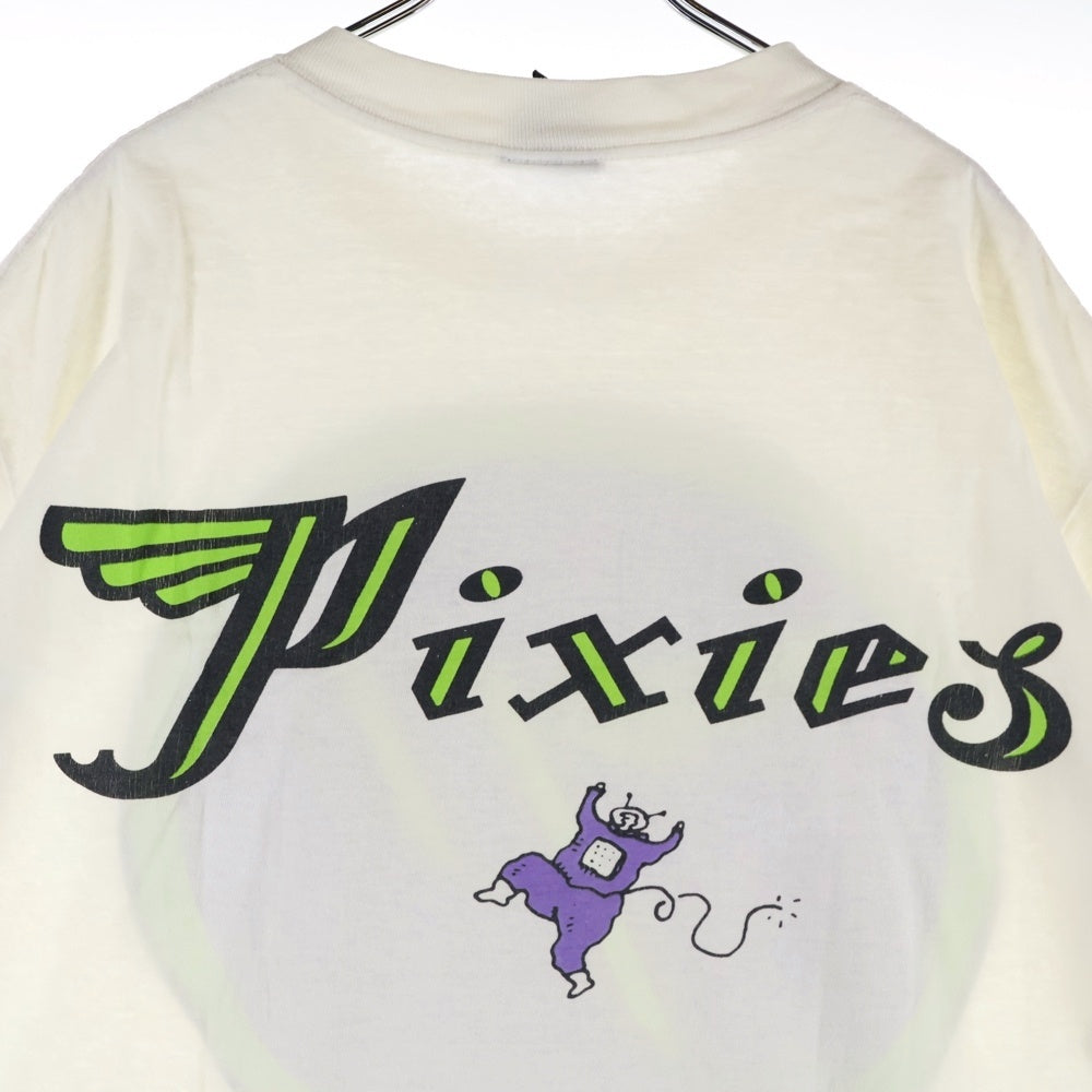 VINTAGE(ヴィンテージ) 90s THE PIXIES LOGO TEE 1992 ピクシーズ 半袖Tシャツカットソー ホワイト