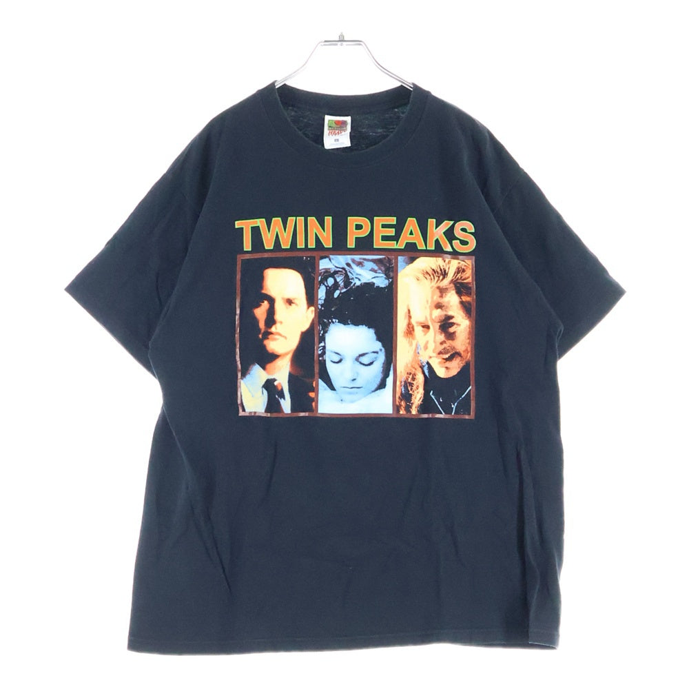 VINTAGE(ヴィンテージ) 90-00s TWIN PEAKS ツインピークス 半袖Tシャツカットソー ブラック