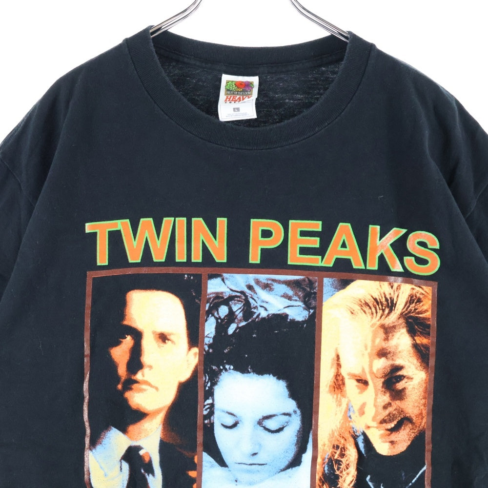 VINTAGE(ヴィンテージ) 90-00s TWIN PEAKS ツインピークス 半袖Tシャツカットソー ブラック