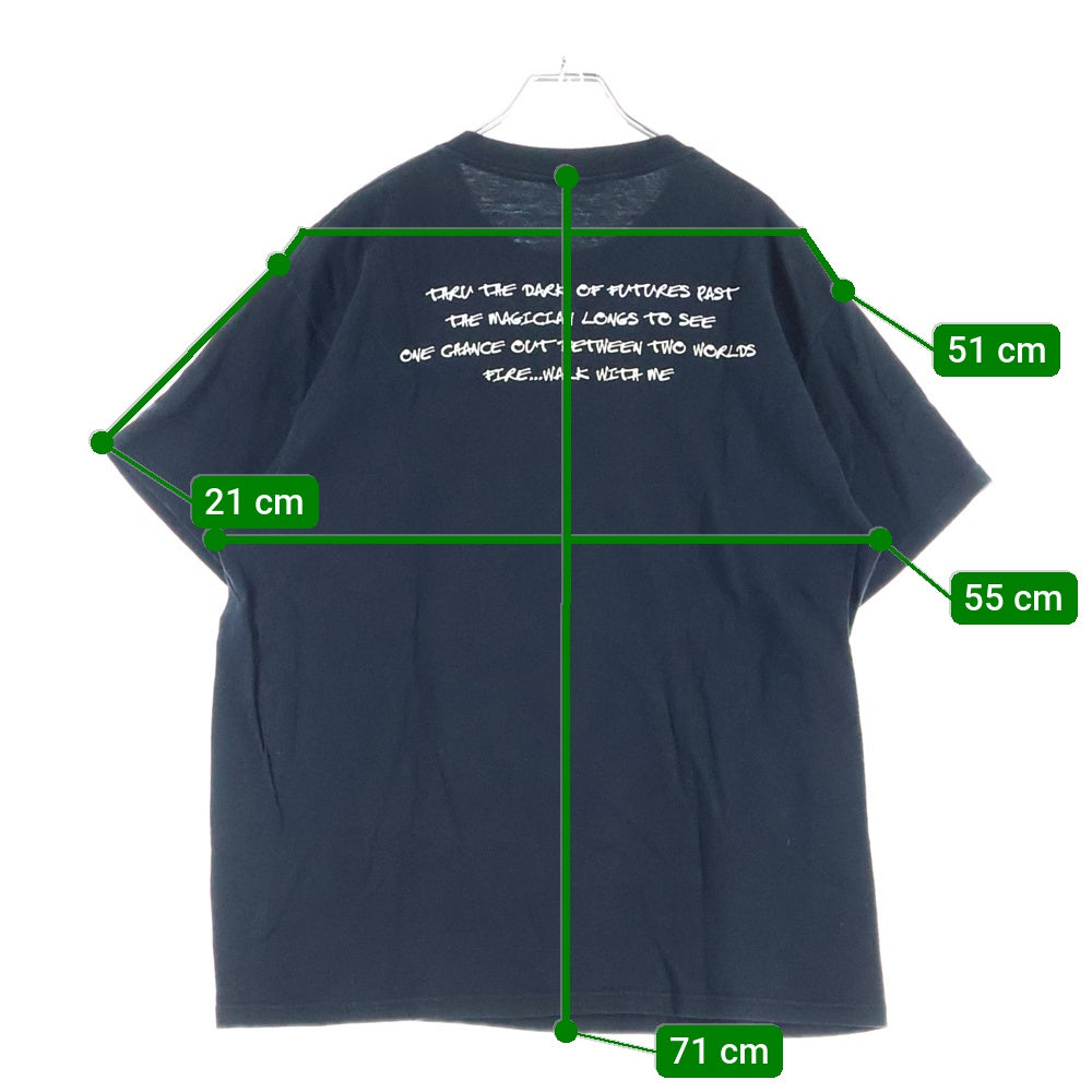VINTAGE(ヴィンテージ) 90-00s TWIN PEAKS ツインピークス 半袖Tシャツカットソー ブラック