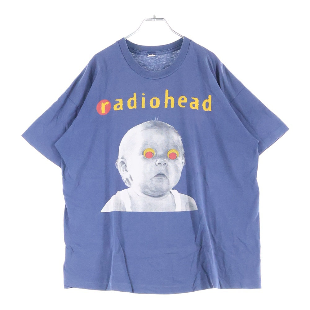 VINTAGE(ヴィンテージ) 90s PABLO HONEY RADIOHEAD TOUR レディオヘッド パブロハニー 半袖Tシャツカットソー ネイビー