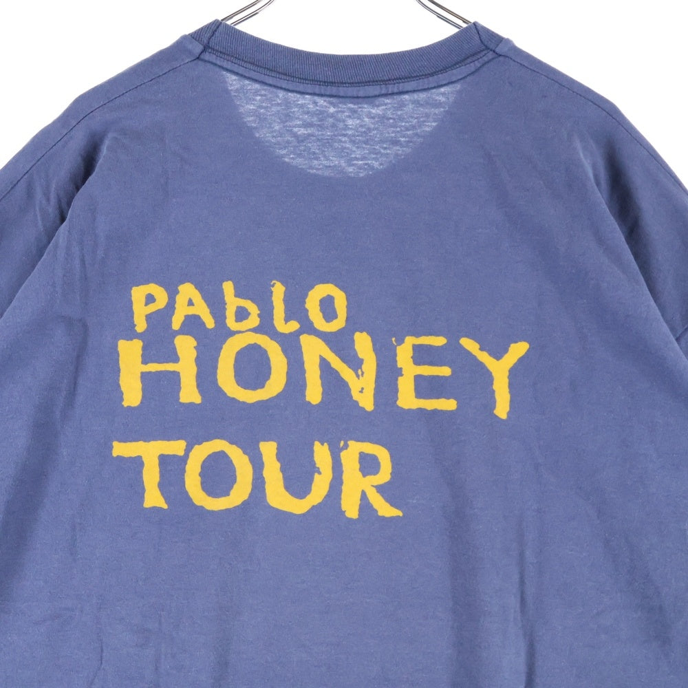 VINTAGE(ヴィンテージ) 90s PABLO HONEY RADIOHEAD TOUR レディオヘッド パブロハニー 半袖Tシャツカットソー ネイビー
