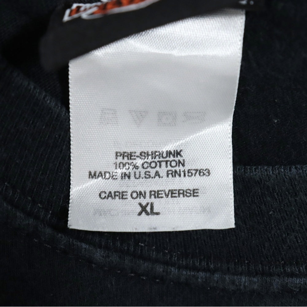 VINTAGE(ヴィンテージ) 90-00s HARLEY DAVIDSON OF TAMPA ハーレーダビッドソン ノースリーブTシャツ カットオフ カットソー ブラック
