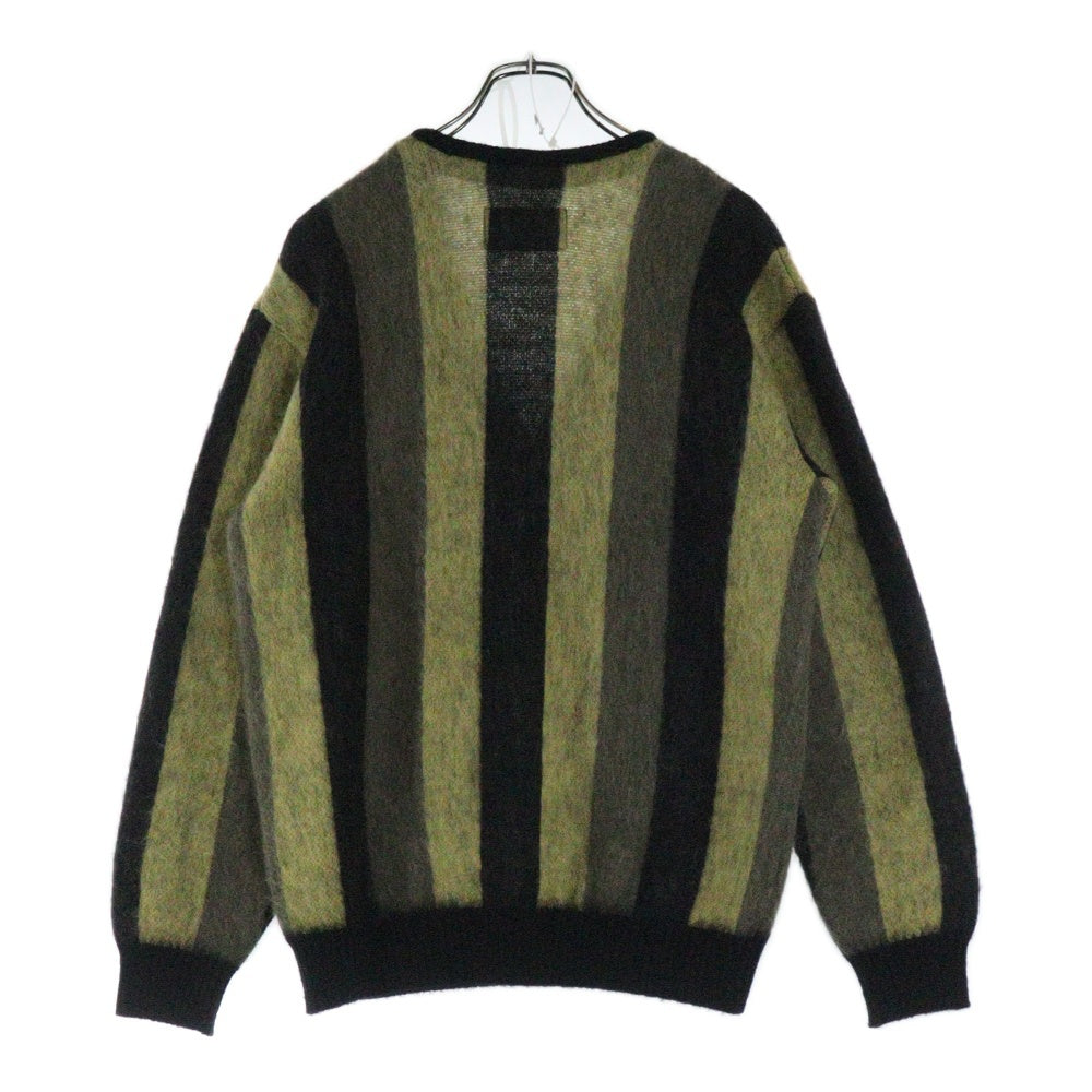 WACKO MARIA(ワコマリア) 20AW STRIPED MOHAIR CARDIGAN モヘアカーディガン ストライプ柄 サイズS