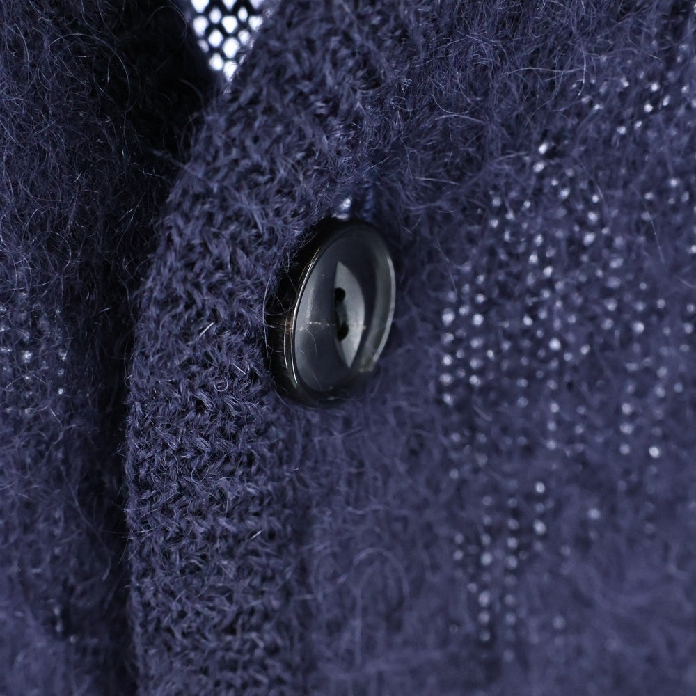WACKO MARIA(ワコマリア) WOOL MOHAIR CARDIGAN ウール モヘアカーディガン ネイビー