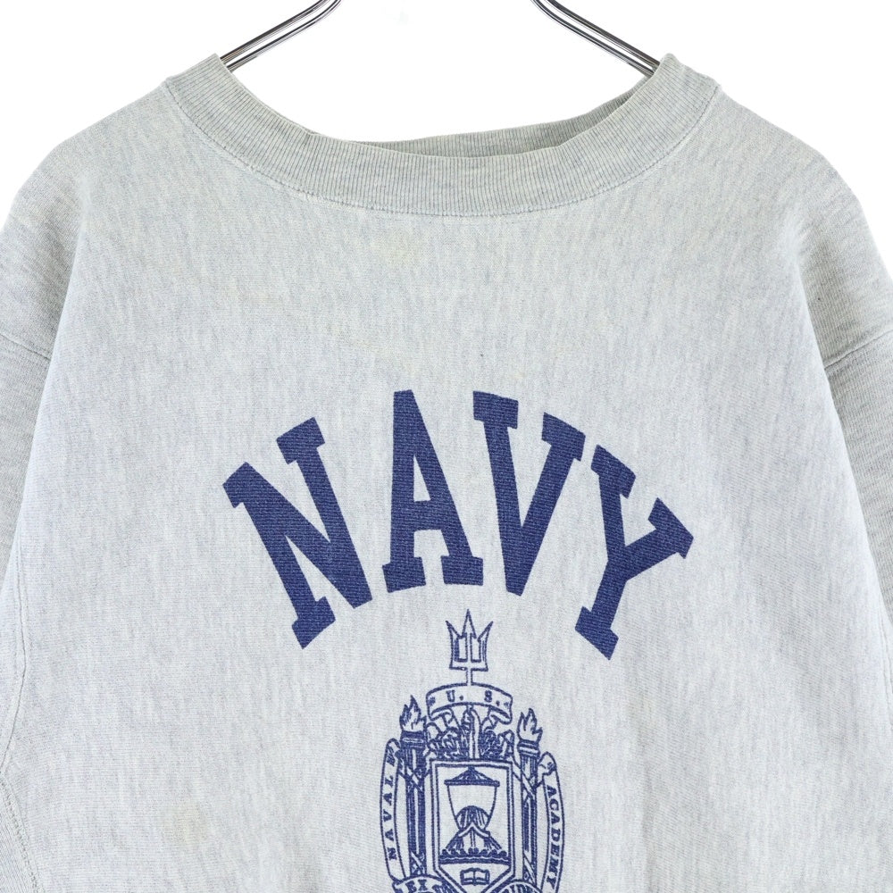CHAMPION(チャンピオン) 80s REVERSE WEAVE WARMUP NAVY トリコタグ後期 リバースウィーブ スウェット トレーナー グレー