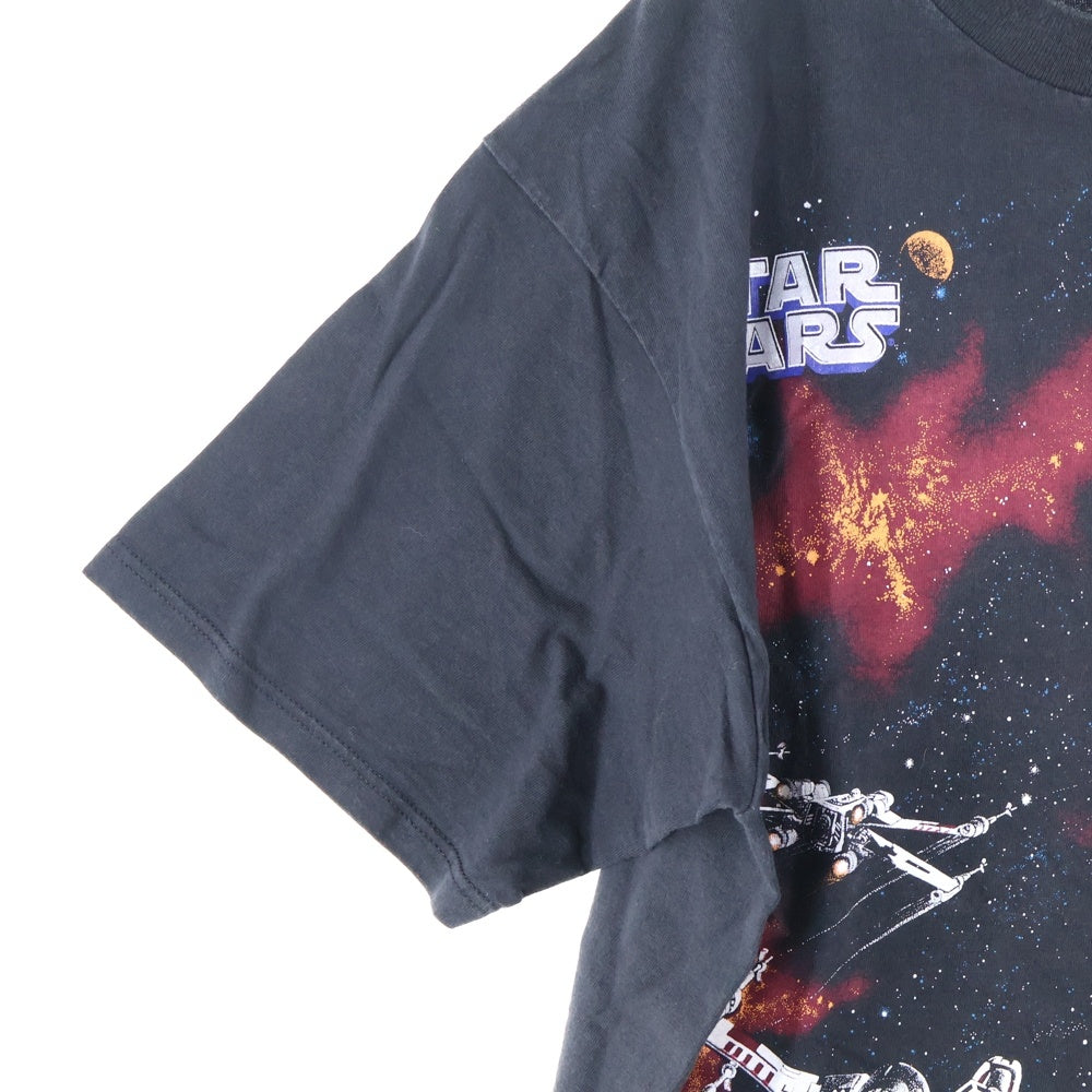 VINTAGE(ヴィンテージ) 90s STAR WARS スターウォーズ フロントプリント Tシャツ 半袖カットソーブラック