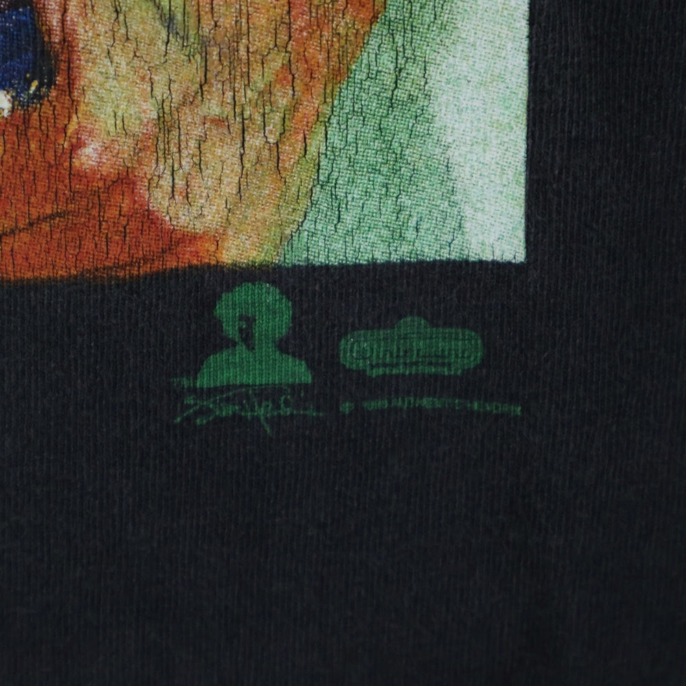 VINTAGE(ヴィンテージ) 90s JIMI HENDRIX ジミヘンドリックス フロントプリント Tシャツ 半袖カットソーブラック