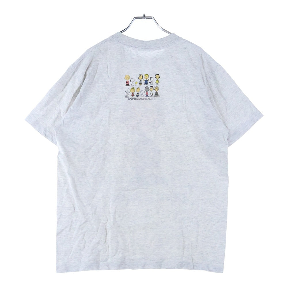 VINTAGE(ヴィンテージ) 90s PEANUTS PIGPEN ピーナッツ ピッグペン 両面プリント Tシャツ 半袖カットソー グレー
