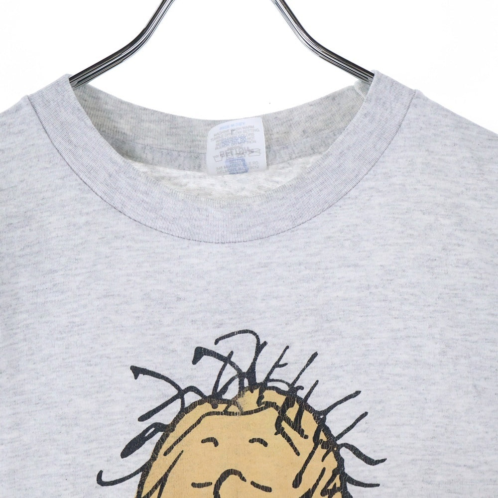 VINTAGE(ヴィンテージ) 90s PEANUTS PIGPEN ピーナッツ ピッグペン 両面プリント Tシャツ 半袖カットソー グレー
