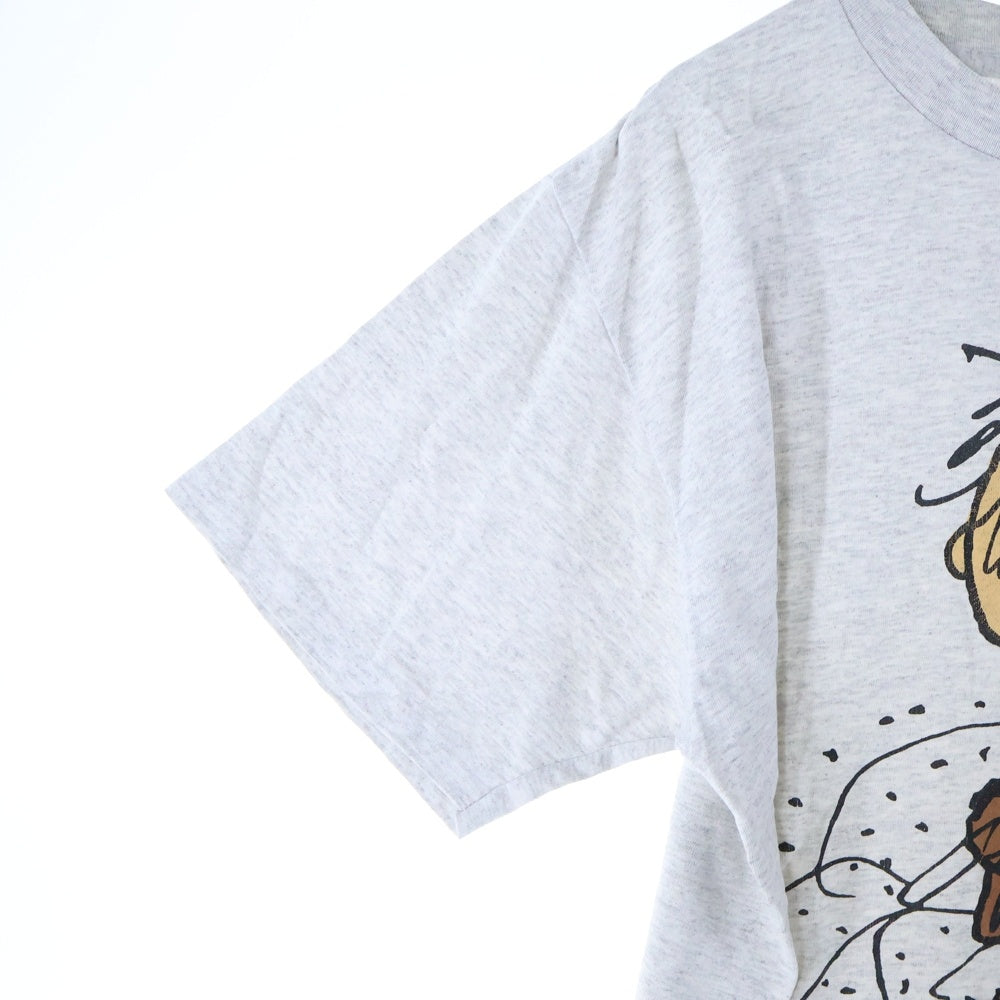 VINTAGE(ヴィンテージ) 90s PEANUTS PIGPEN ピーナッツ ピッグペン 両面プリント Tシャツ 半袖カットソー グレー
