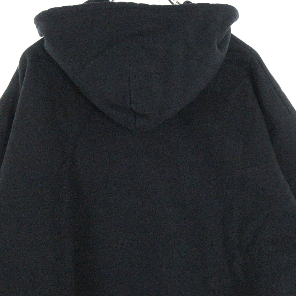 BALENCIAGA(バレンシアガ) 19AW PARIS LOGO HOODIE ロゴ プルオーバー フーディー パーカー 570811 TGV70 ブラック