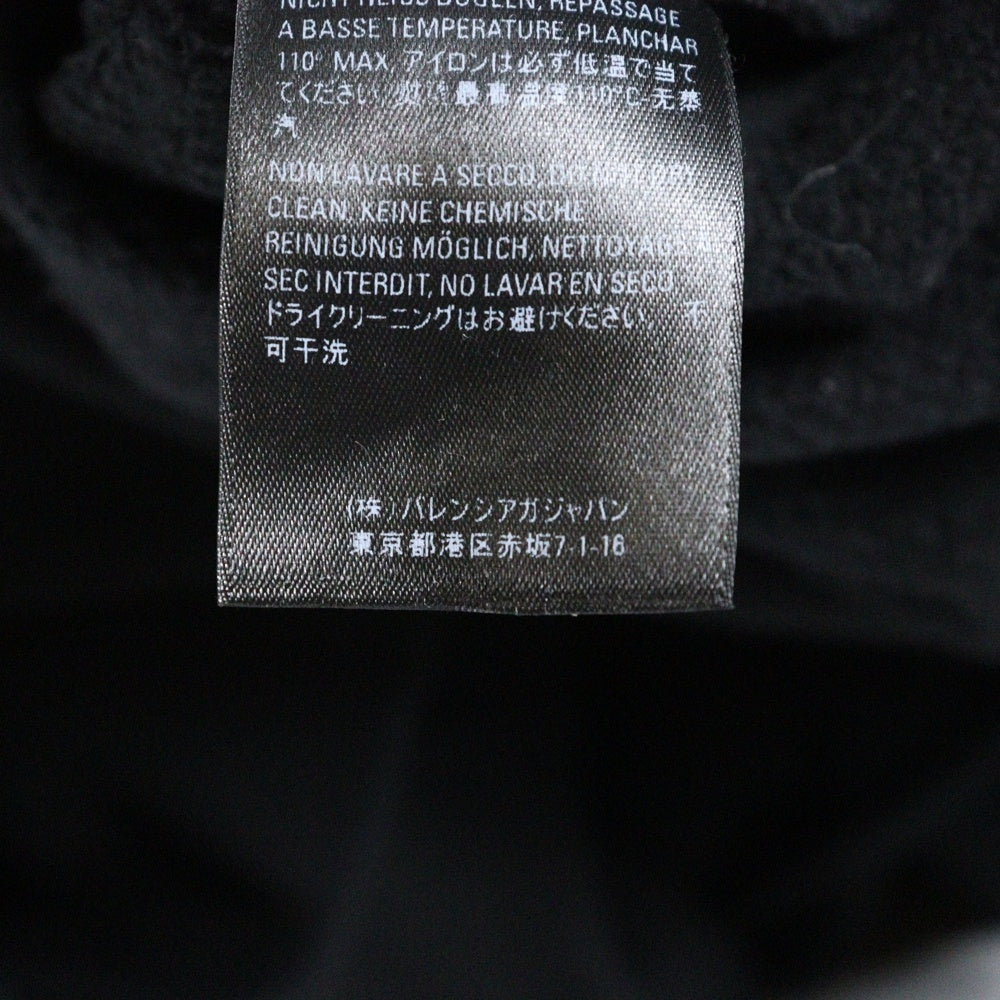 BALENCIAGA(バレンシアガ) 19AW PARIS LOGO HOODIE ロゴ プルオーバー フーディー パーカー 570811 TGV70 ブラック