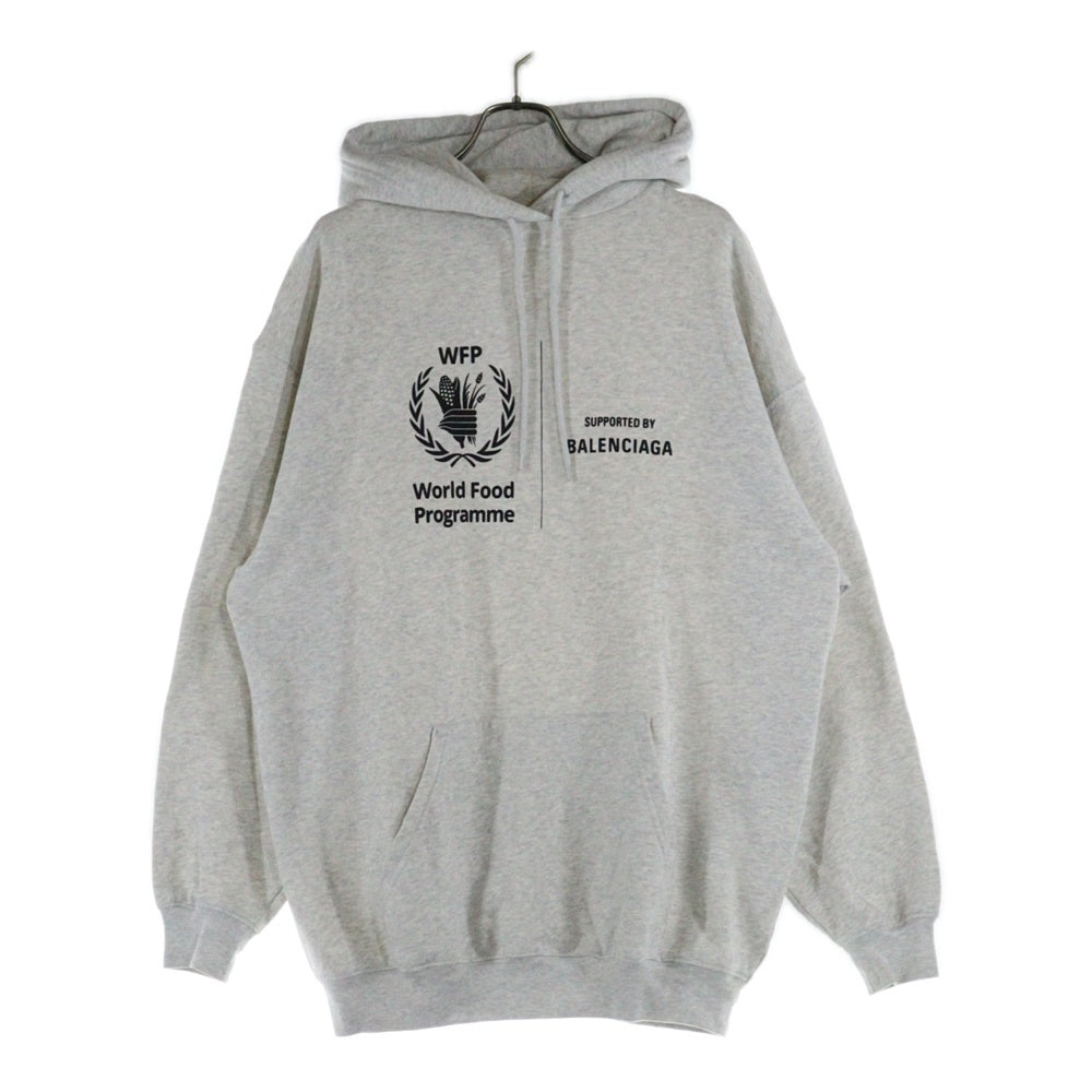 BALENCIAGA(バレンシアガ) 20SS LOGO WFP LOGO HOODIE ロゴ プルオーバー フーディー パーカー 570792 TJVK4 グレー