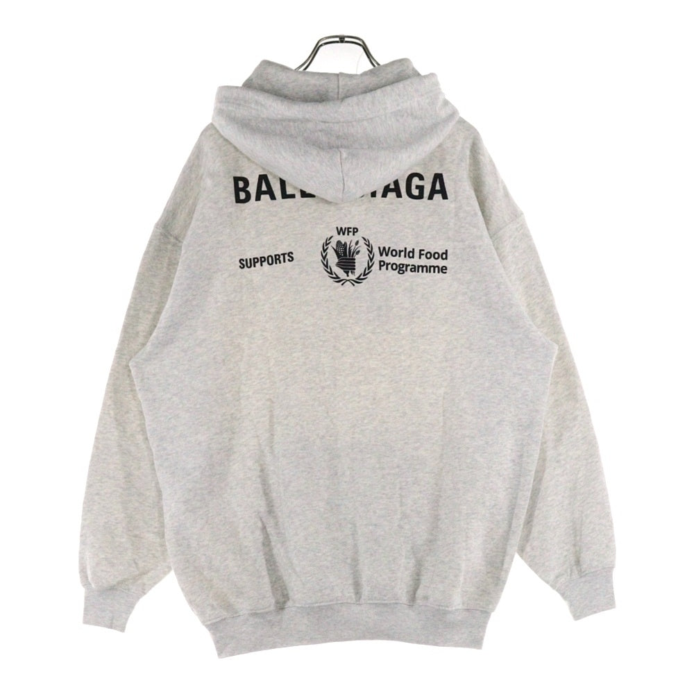 BALENCIAGA(バレンシアガ) 20SS LOGO WFP LOGO HOODIE ロゴ プルオーバー フーディー パーカー 570792 TJVK4 グレー