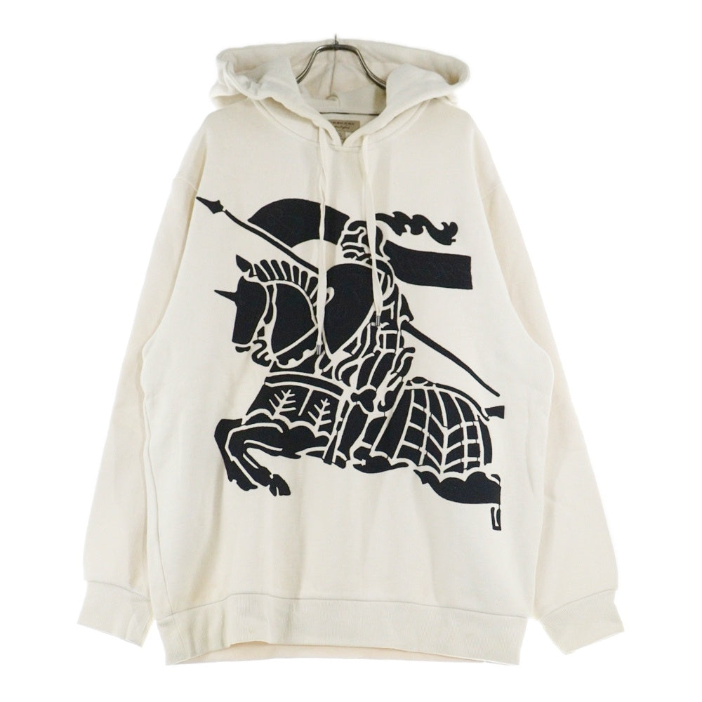 BURBERRY(バーバリー) EQUESTRIAN KNIGHT HOODIE エクストリアン ナイト フーディー パーカー 4061338 ホワイト