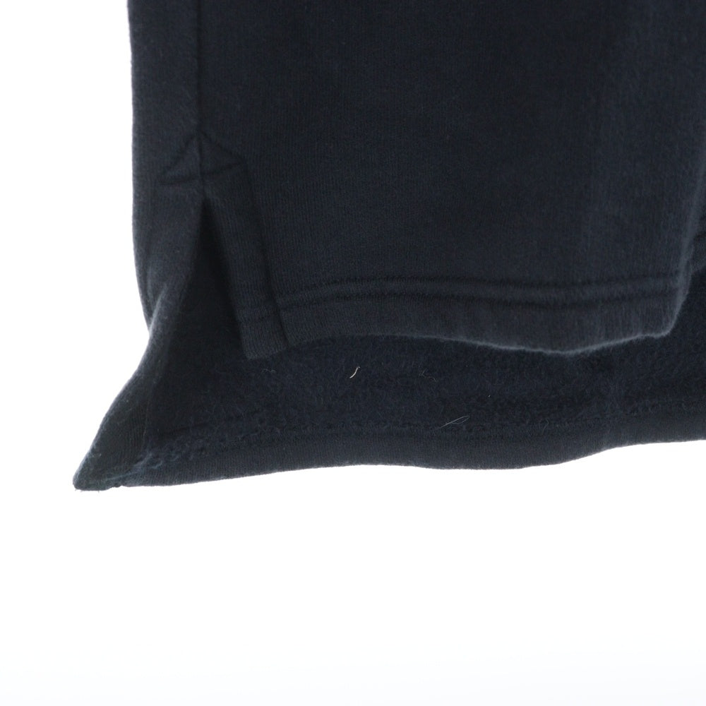 BALENCIAGA(バレンシアガ) 19AW RIVE GAUCHE HALF ZIP SWEAT ロゴ刺繍 ボーダー ハーフジップ スウェット トレーナー 583138 TFV39 レッド