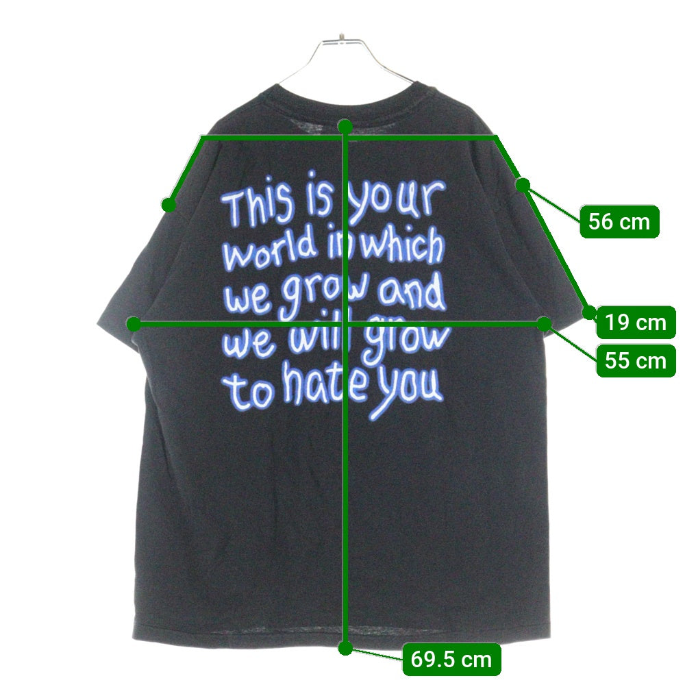 VINTAGE(ヴィンテージ) 90s MARILYN MANSON GET YOUR GUNN THIS IS YOUR WORLD マリリンマンソン ゲットユアーガンズ ディスイズユアー ワールド Tシャツ 半袖カットソー ブラック
