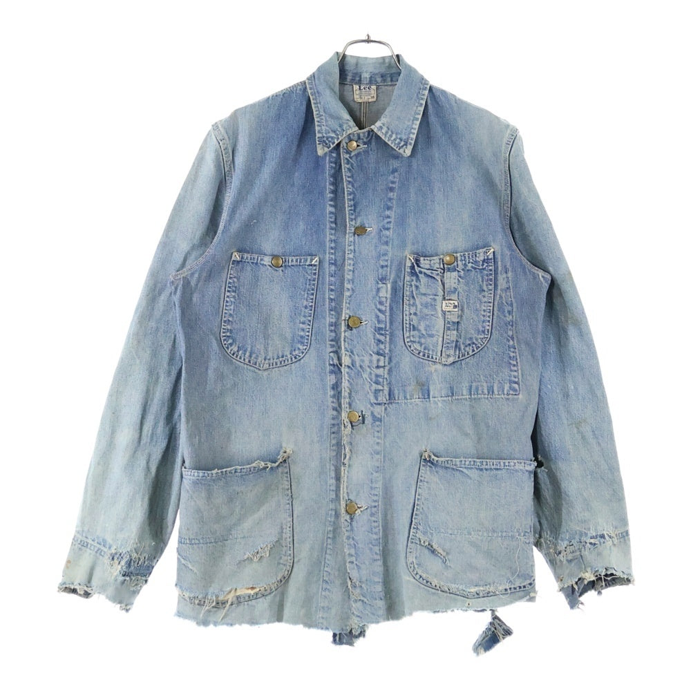 LEE(リー) 40s LEE 91-J DENIM COVERALL JACKET ハウスタグ後期 デニム カバーオール ジャケット インディゴ