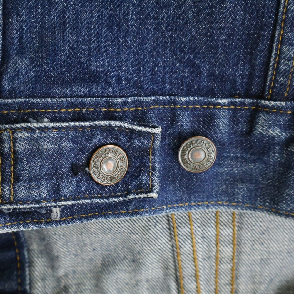 Levi's(リーバイス) 70s 71205 0217 DENIM JACKET BIG E ボタン裏刻印529 不均等V デニムジャケット インディゴ
