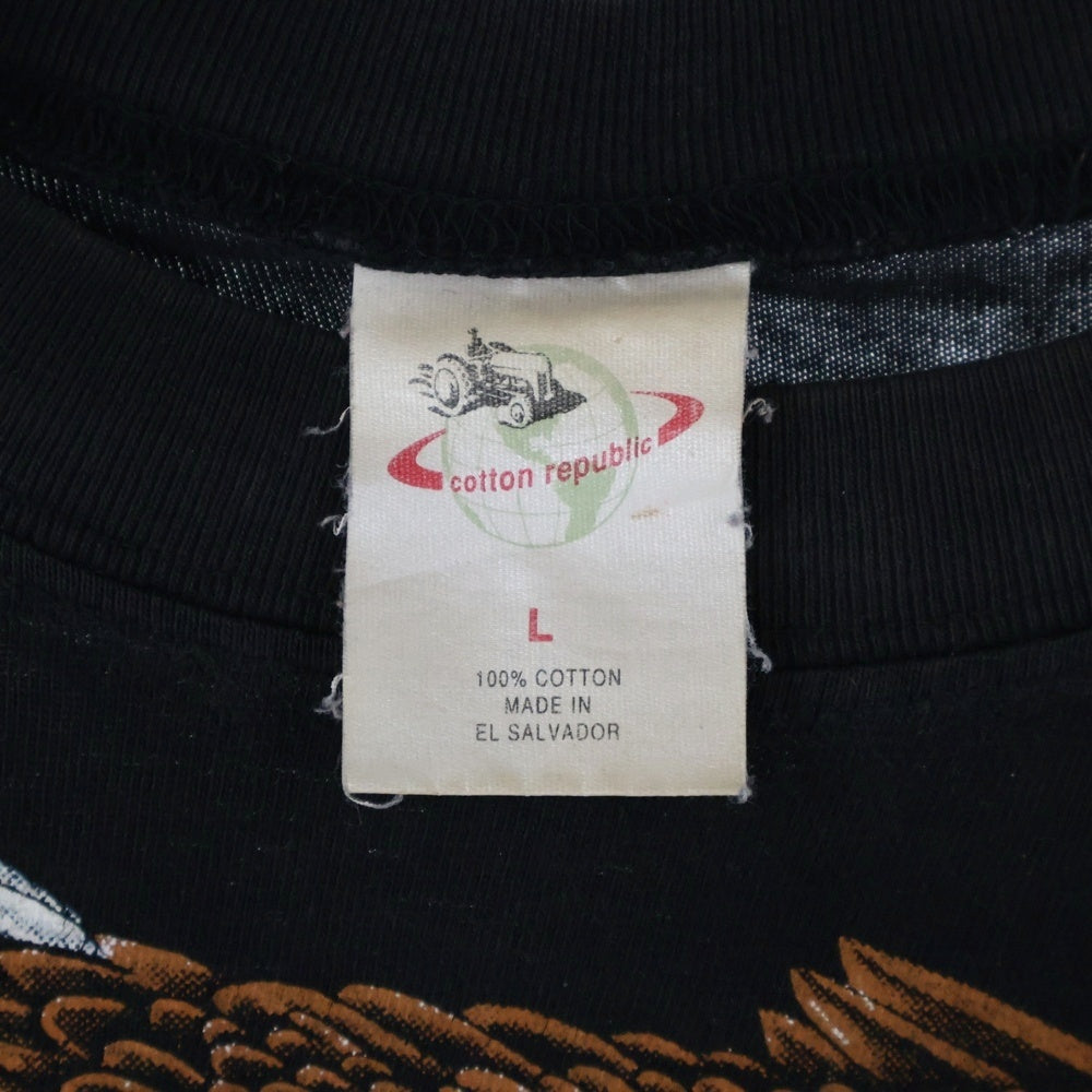 VINTAGE(ヴィンテージ) 90-00s AMERICAN THUNDER アメリカンサンダー 半袖Tシャツ カットソー ブラック