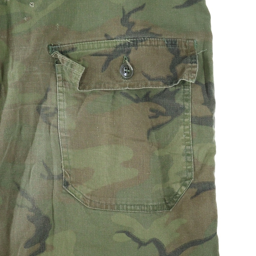 VINTAGE(ヴィンテージ) 60-80s MILITARY CIVILIAN LEAFBAKER PANTS RAPIDジップ ミリタリー シビリアンリーフ ベイカー パンツ 民間 迷彩 カモフラージュ カーキ