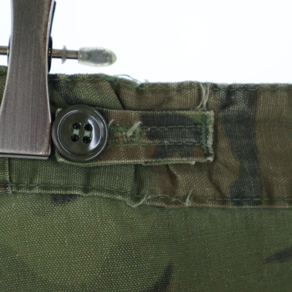 VINTAGE(ヴィンテージ) 60-80s MILITARY CIVILIAN LEAFBAKER PANTS RAPIDジップ ミリタリー シビリアンリーフ ベイカー パンツ 民間 迷彩 カモフラージュ カーキ