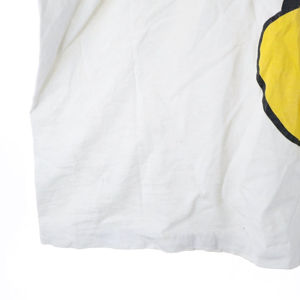 VINTAGE(ヴィンテージ) 90s DISNEY MICKEY ディズニー ミッキーフロントプリント お座り 半袖Tシャツ ホワイト