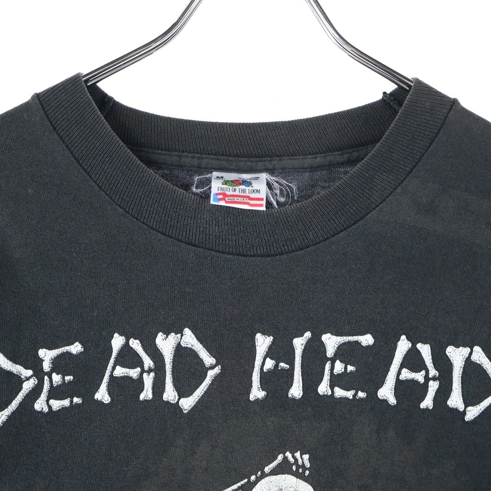 VINTAGE(ヴィンテージ) 90s DEAD HERD FASHION VICTIM スカル ファッションヴィクティム フロントプリント Tシャツ 半袖カットソーブラック
