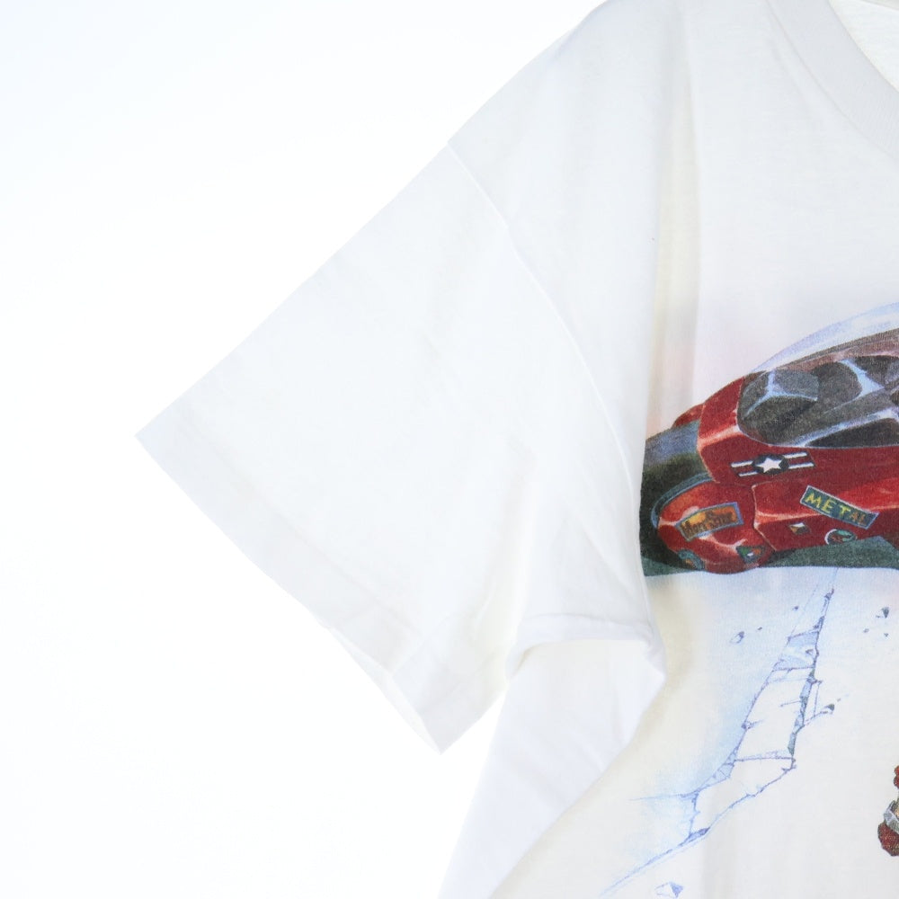 VINTAGE(ヴィンテージ) 90S AKIRA アキラ 金田バイク プリント 半袖クルーネックTシャツカットソー ホワイト