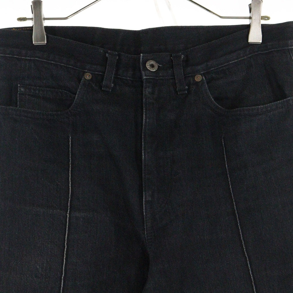 KAPITAL(キャピタル) OKABELLBO ブーツカットパンツ デニムパンツ K2112LP825 ブラック