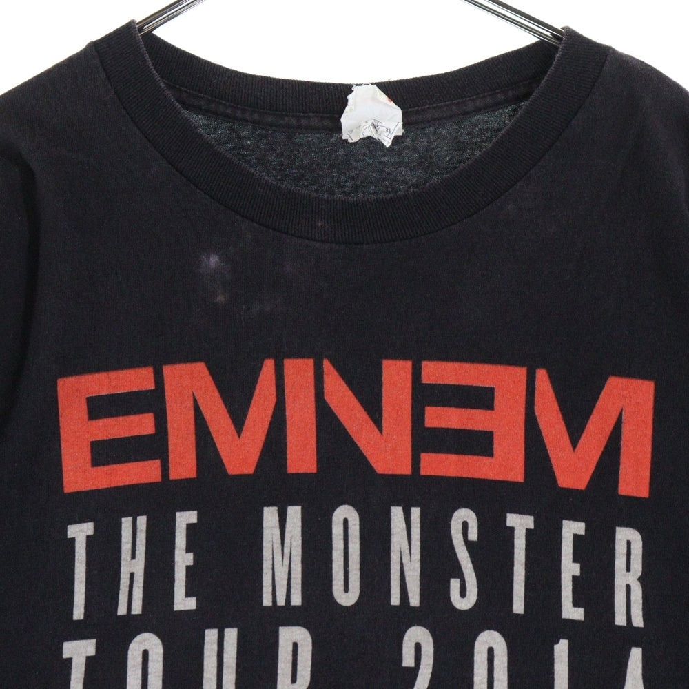 VINTAGE(ヴィンテージ) 00s EMINEM THE MONSTER TOUR 2014 半袖Tシャツ カットソー ブラック
