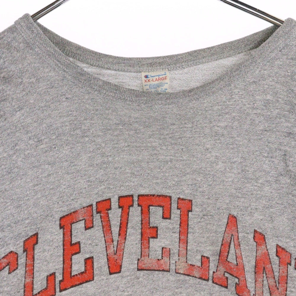 CHAMPION(チャンピオン) 80s CLEVELAND BROWNS トリコタグ 半袖Tシャツ カットソー グレー