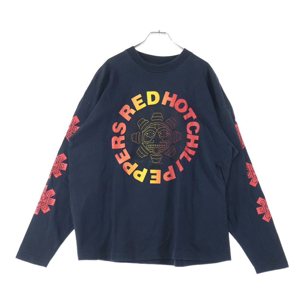 VINTAGE(ヴィンテージ) 90s RED HOT CHILI PEPPERS LS TEE レッドホットチリペッパーズ ブートレグ 両面プリント長袖Tシャツ 長袖カットソー ブラック