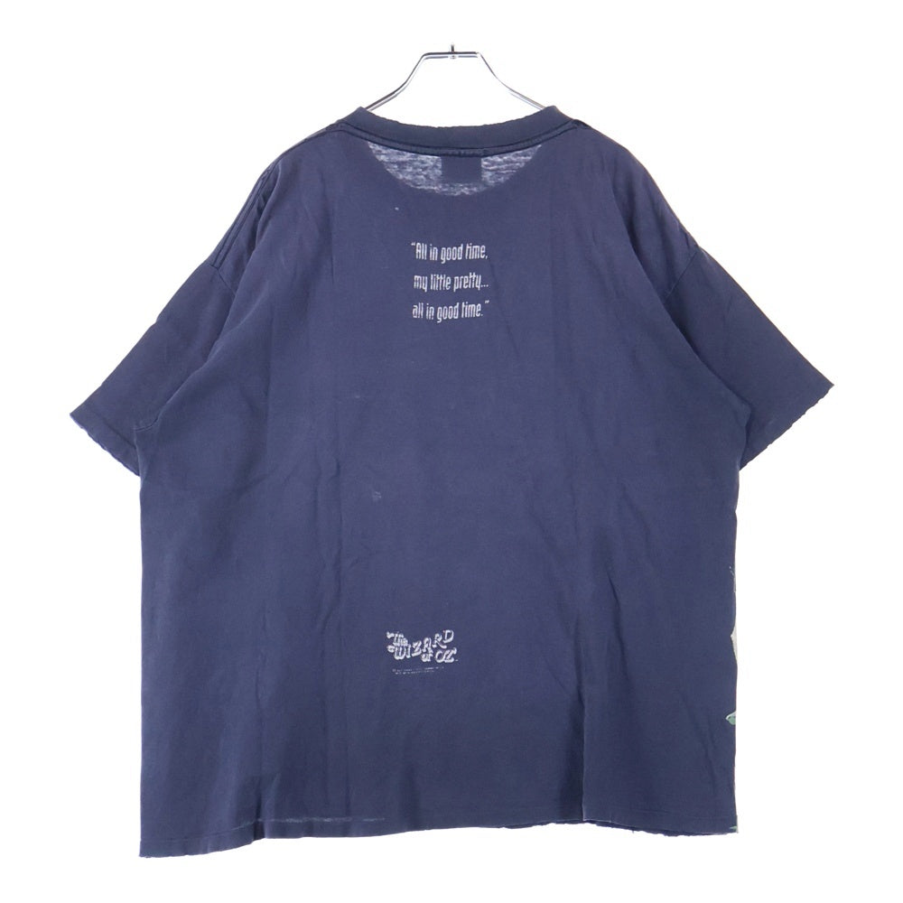 VINTAGE(ヴィンテージ) 90sTHE WIZARD OF OZ TEE オズの魔法使い 両面プリント半袖Tシャツ カットソー ネイビー