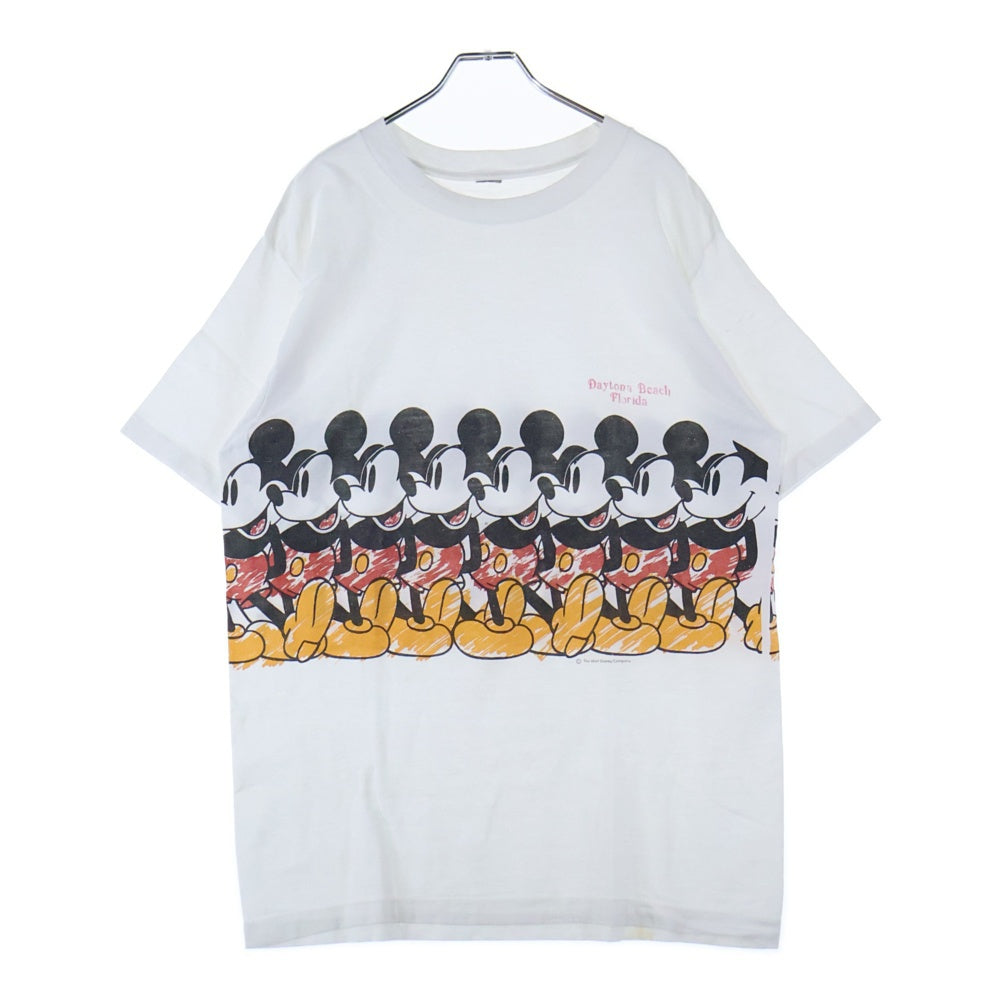 VINTAGE(ヴィンテージ) 90s MICKEY TEE ミッキー 両面プリント半袖Tシャツ カットソー ホワイト